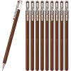 Pentel Ballpoint Pen Color Matte Hop Complete Set, 21 Colors K110-V21ST(Braun)