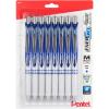 Pentel EnerGel Pearl Retractable Liquid Gel Pen, 0.7mm, Medium Line, Blue Ink, 8-Pk (BL77PWBP8C)