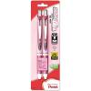 Pentel EnerGel RTX Liquid Gel Pens, 1.0mm(Black/Pink Barrel)