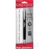 Pentel Glidewrite Executive Ballpoint Pen, (1.0mm) Medium, Silver Metal Barrel, Black Ink, Pack of 1 (BX970ZBP)(Black Barrel)