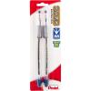 Pentel R.S.V.P. Ballpoint Pen, Medium Line, Red Ink, 2/Pack (BK91BP2B)(Blue)