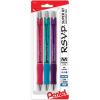 Pentel RSVP Super RT Ballpoint Pen, (1.0mm) Medium Line, Blue Ink, 2-Pk – BX480BP2C(Pink/SkyBlue/Violet)