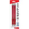 Pentel RSVP Super RT Ballpoint Pen, (1.0mm) Medium Line, Blue Ink, 2-Pk – BX480BP2C(Red)