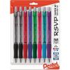 Pentel RSVP Super RT Ballpoint Pen, (1.0mm) Medium Line, Blue Ink, 2-Pk – BX480BP2C(assorted)