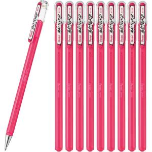 Pentel Ballpoint Pen Color Matte Hop Complete Set, 21 Colors K110-V21ST(Pink)