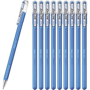 Pentel Ballpoint Pen Color Matte Hop Complete Set, 21 Colors K110-V21ST(blue (sky blue))