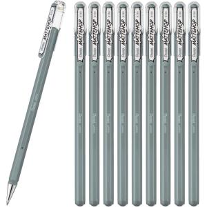 Pentel Ballpoint Pen Color Matte Hop Complete Set, 21 Colors K110-V21ST(gray)