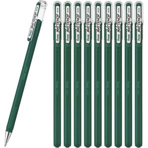 Pentel Ballpoint Pen Color Matte Hop Complete Set, 21 Colors K110-V21ST(green (dark green))