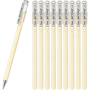 Pentel Ballpoint Pen Color Matte Hop Complete Set, 21 Colors K110-V21ST(ivory white)