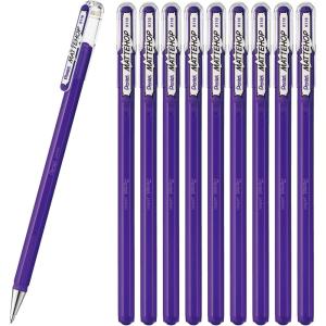 Pentel Ballpoint Pen Color Matte Hop Complete Set, 21 Colors K110-V21ST(purple (violet))