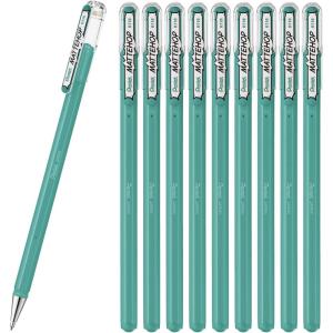 Pentel Ballpoint Pen Color Matte Hop Complete Set, 21 Colors K110-V21ST(turquoise (turquoise blue))