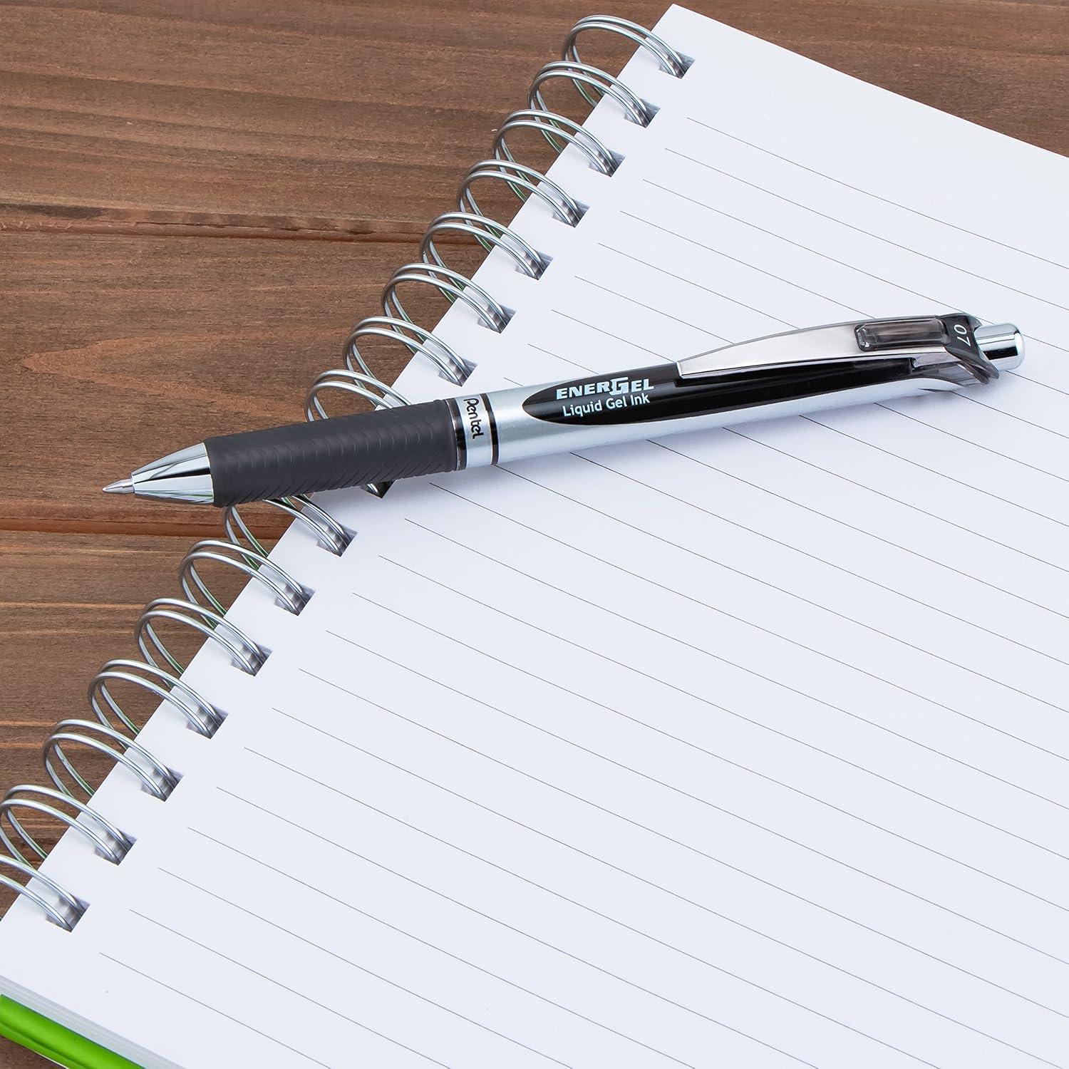 imagePentel EnerGel RTX Retractable Gel Pens MediumBlack