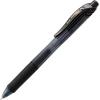 Pentel BL107A EnerGel-X Retractable Roller Gel Pen, .7mm, Black Barrel/Ink, Dozen
