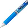Pentel® EnerGel™ Deluxe RTX Retractable Liquid Gel Pens, Fine Point, 0.5 mm, 54% Recycled, Blue Barrel, Black Ink, Pack Of 12 Pens(Blue)