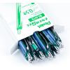 Pentel® EnerGel™ Deluxe RTX Retractable Liquid Gel Pens, Fine Point, 0.5 mm, 54% Recycled, Blue Barrel, Black Ink, Pack Of 12 Pens(Green)