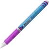 Pentel® EnerGel™ Deluxe RTX Retractable Liquid Gel Pens, Fine Point, 0.5 mm, 54% Recycled, Blue Barrel, Black Ink, Pack Of 12 Pens(Violet)