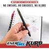 Pentel EnerGel Kuro Liquid Gel Pen, (0.7mm), Medium line, Assorted Ink, Pack of 8 (BL437R1BP8M)(Pen)