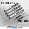 Pentel EnerGel Pearl RTX Retractable Liquid Gel Pen, (0.7mm), Medium Line, Needle Tip, Assorted Ink Colors, Pack of 4 (BLN77WBP4M)(Assorted)