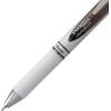Pentel EnerGel Pearl RTX Retractable Liquid Gel Pen, (0.7mm), Medium Line, Needle Tip, Assorted Ink Colors, Pack of 4 (BLN77WBP4M)(Black)