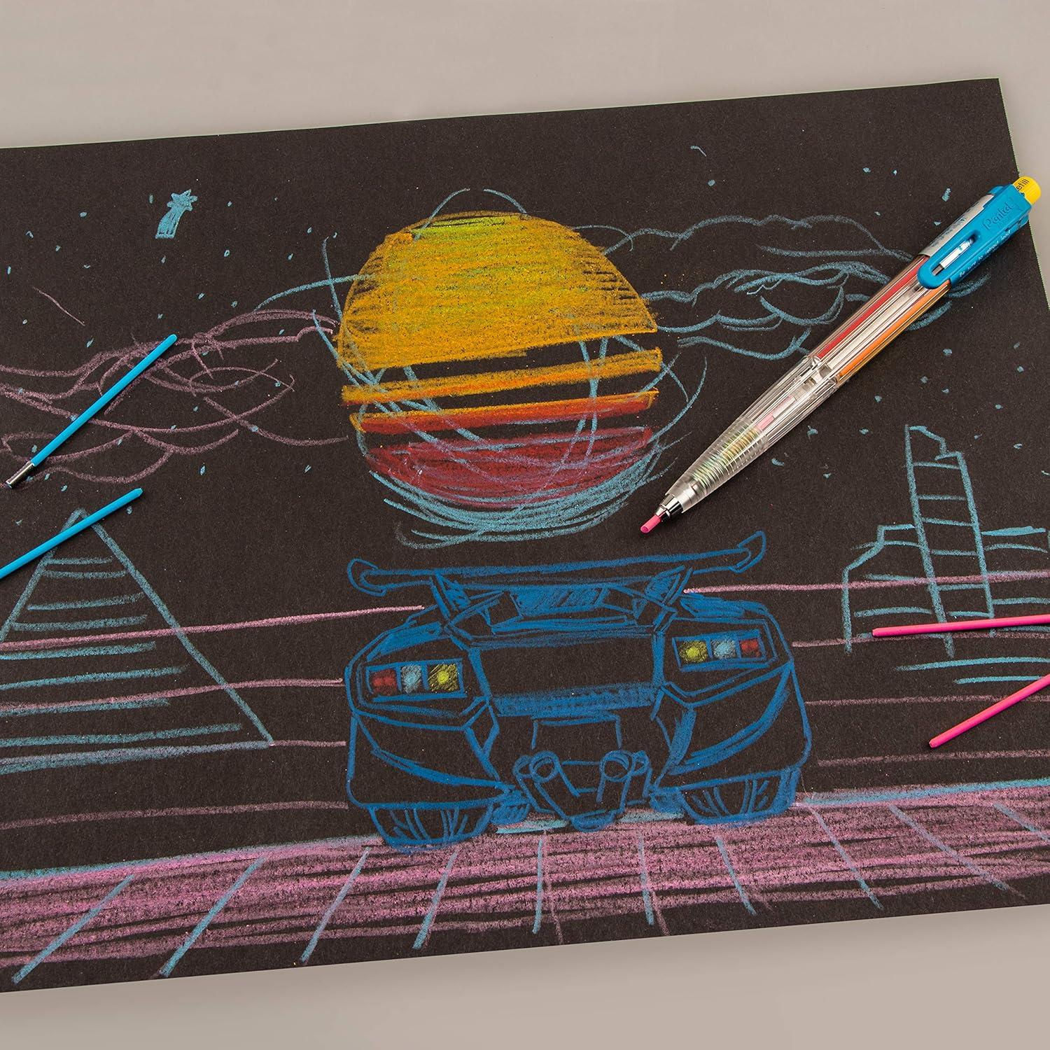 imagePentel Arts Lead Pencil Refills 20 mm Assorted Colors Pack Of 82 Count Pack of 4