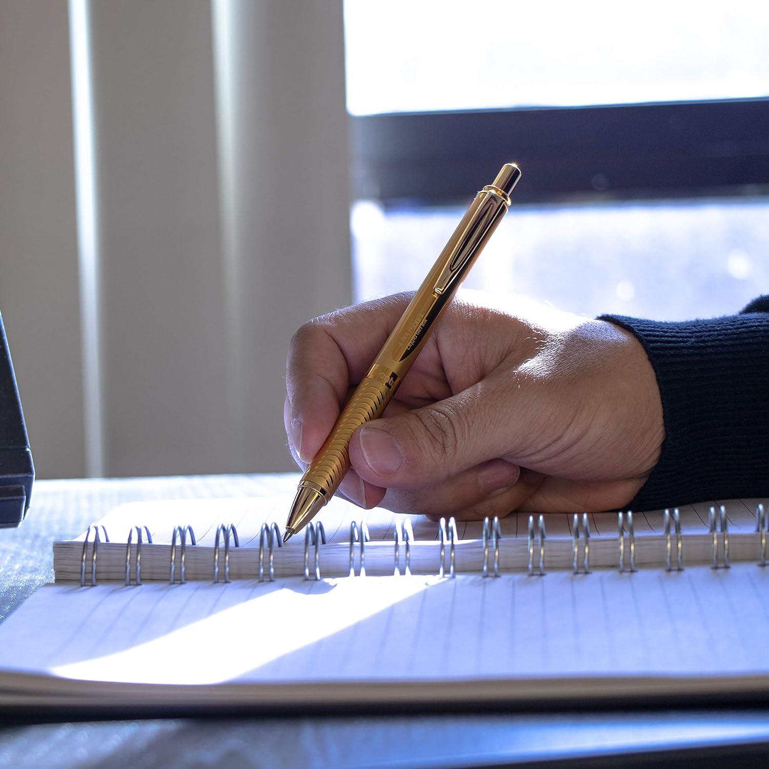 imagePentel EnerGel Alloy Gel Pen Medium Point Black Ink BL407BPViolet