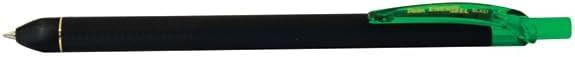 imagePentel EnerGel Kuro Liquid Gel Pen 07mm Medium line Black Ink 12 Pack BL437R1ALime Green