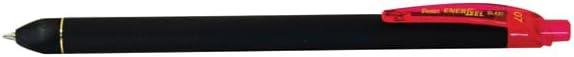 imagePentel EnerGel Kuro Liquid Gel Pen 07mm Medium line Black Ink 12 Pack BL437R1APink
