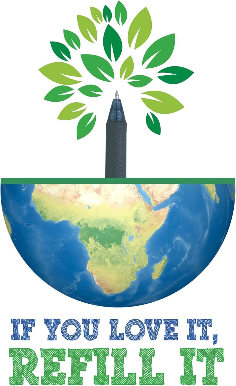 imagePentel EnerGel Kuro Liquid Gel Pen 07mm Medium line Black Ink 12 Pack BL437R1AViolet