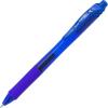Pentel BL107C EnerGel-X Retractable Roller Gel Pen, .7mm, Blue Barrel/Ink, Dozen(Blue)