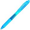 Pentel BL107C EnerGel-X Retractable Roller Gel Pen, .7mm, Blue Barrel/Ink, Dozen(Sky Blue)
