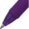 Pentel BL107C EnerGel-X Retractable Roller Gel Pen, .7mm, Blue Barrel/Ink, Dozen(Violet)
