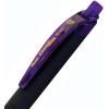 Pentel EnerGel Kuro Liquid Gel Pen, (0.7mm) Medium line, Black Ink, 12 Pack (BL437R1-A)(Violet)