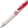 Pentel EnerGel RTX Pearl Retractable Liquid Gel Pen, (0.7mm) Medium Line, Needle Tip, Blue Ink, 12 pack (BLN77PW-C)(Red)