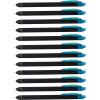 Pentel EnerGel Kuro Liquid Gel Pen, (0.7mm) Medium line, Black Ink, 12 Pack (BL437R1-A)(Turquoise)