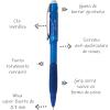 Pentel QE207A Twist-Erase GT Pencils, 0.7 mm, Black(Blue)