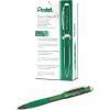 Pentel QE207A Twist-Erase GT Pencils, 0.7 mm, Black(green)