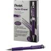 Pentel Twist-Erase III Mechanical Pencil, (0.9mm), Red Barrel(Violet)