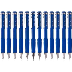 Pentel Twist-Erase III Mechanical Pencil, 0.5mm, Blue Barrel, 12 Pack (QE515C)