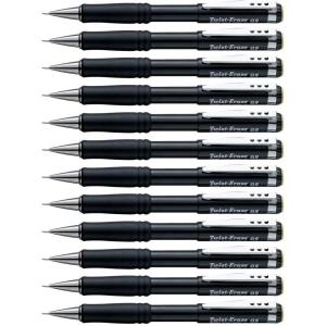 Pentel Twist-Erase III Mechanical Pencil, (0.9mm), Red Barrel(Black)