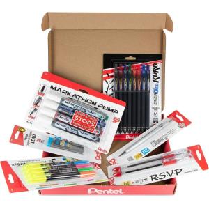 Pentel Back to School Box | Teachers Essentials, 31 Pieces