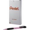 Pentel AL17C Champ Mechanical Pencil, 0.7 mm, Blue Barrel, Dozen(Pink)