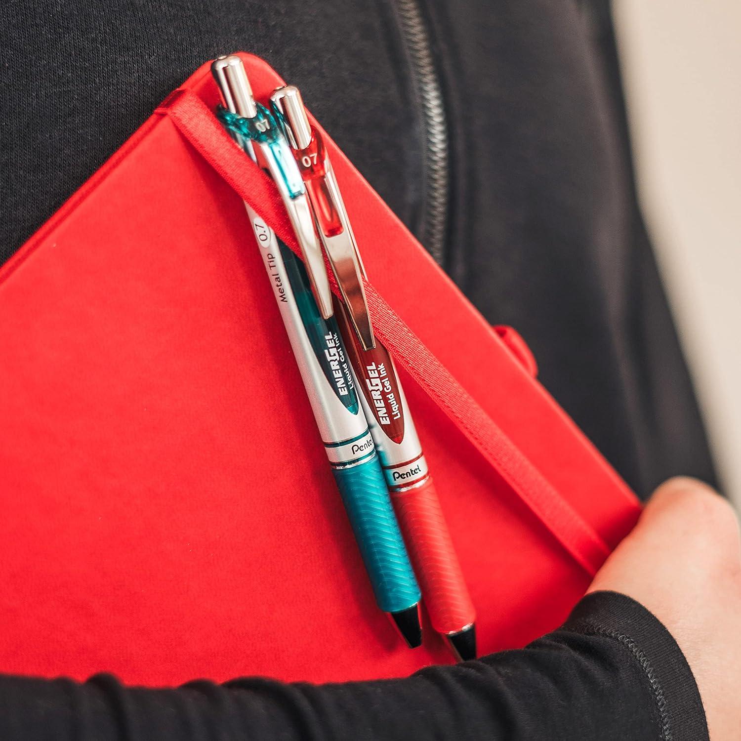 imagePentel 163803 EnerGel Pearl Deluxe RTX Retractable Gel Pens Medium PointPink