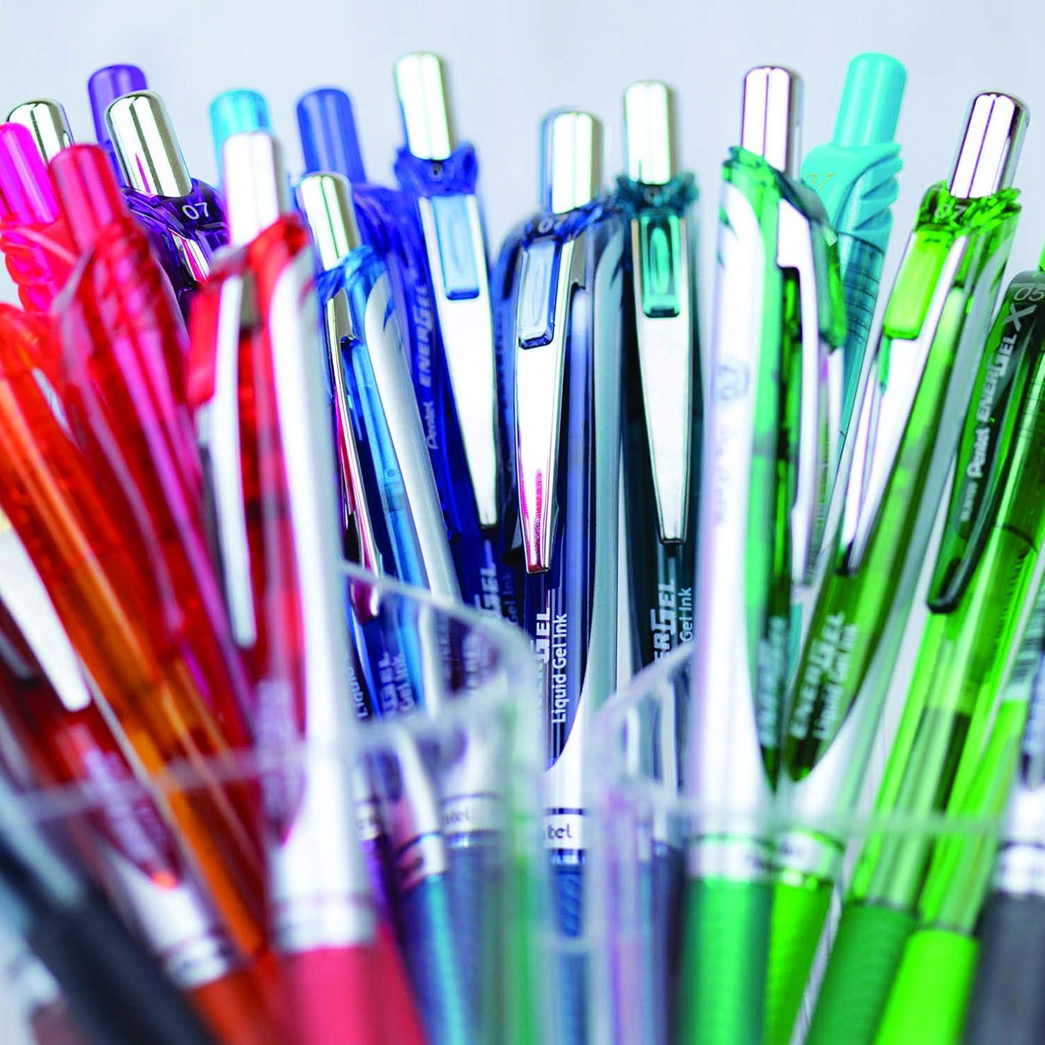 imagePentel 163803 EnerGel Pearl Deluxe RTX Retractable Gel Pens Medium PointPink