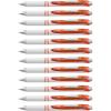 Pentel 163803 EnerGel Pearl Deluxe RTX Retractable Gel Pens Medium Point(Orange)