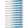 Pentel 163803 EnerGel Pearl Deluxe RTX Retractable Gel Pens Medium Point(Sky Blue)