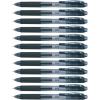 Pentel BLN105A EnerGel-X Retractable Roller Gel Pen, .5mm, Black Barrel/Ink, Dozen(12 Count (Pack of 1))