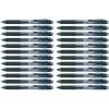 Pentel BLN105A EnerGel-X Retractable Roller Gel Pen, .5mm, Black Barrel/Ink, Dozen(12 Count (Pack of 2))