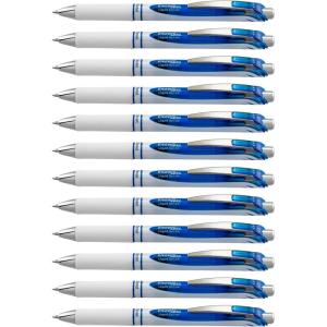 Pentel 163803 EnerGel Pearl Deluxe RTX Retractable Gel Pens Medium Point(Blue)