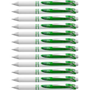 Pentel 163803 EnerGel Pearl Deluxe RTX Retractable Gel Pens Medium Point(Lime Green)
