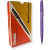 Pentel Felt Tip Sign Pen, Set of 12 Assorted Colors (S520-12)(Violet)